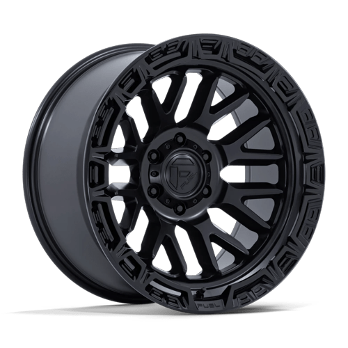 Fuel 1PC FC890 RAIL 17x9 Matte Black W/ Gloss Black Lip 6x135 1mm