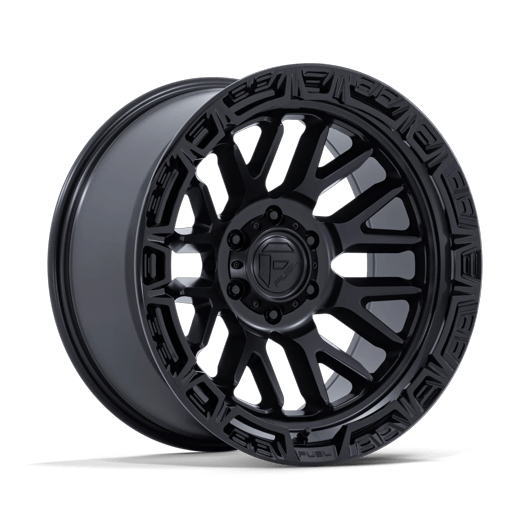 Fuel 1PC FC890 RAIL 17x9 Matte Black W/ Gloss Black Lip 6x135 -12mm