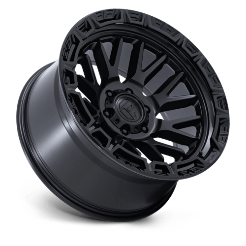 Fuel 1PC FC890 RAIL 17x9 Matte Black W/ Gloss Black Lip 6x135 1mm