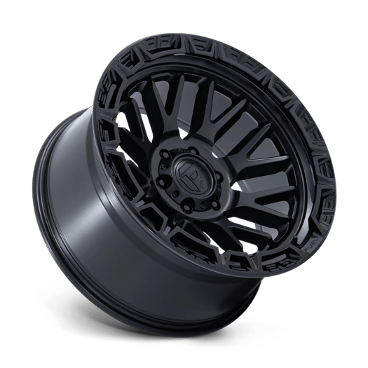 Fuel 1PC FC890 RAIL 17x9 Matte Black W/ Gloss Black Lip 6x135 -12mm