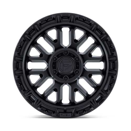Fuel 1PC FC890 RAIL 17x9 Matte Black W/ Gloss Black Lip 6x135 1mm