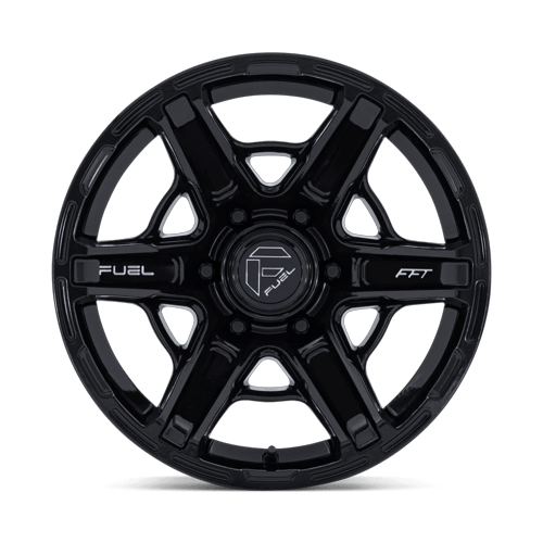 Fuel 1PC FC892 GAMBIT 17x9 Gloss Black 6x135 -12mm