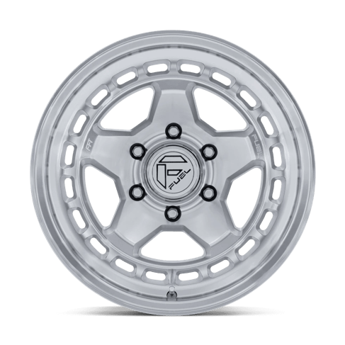 Fuel 1PC FC894 CORE 17x8.5 Hyper Silver W/ Machined Face 6x135 25mm