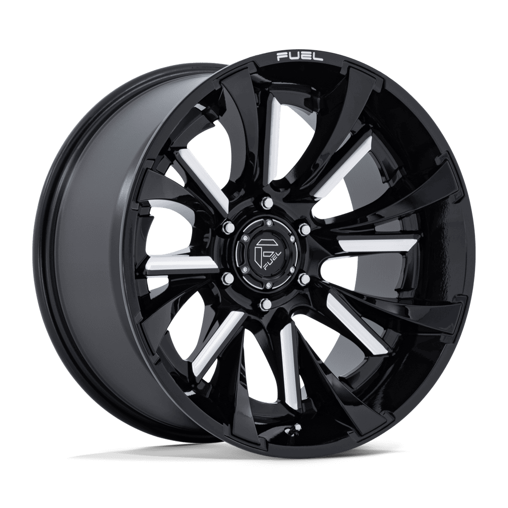 Fuel 1PC FC895 TANTRUM 20x9 Gloss Black Milled 6x135 20mm