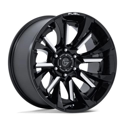 Fuel 1PC FC895 TANTRUM 20x9 Gloss Black Milled 6x135 20mm