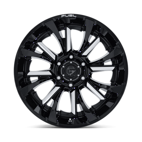 Fuel 1PC FC895 TANTRUM 20x9 Gloss Black Milled 6x135 20mm