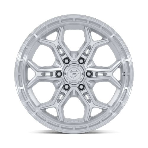 Fuel 1PC FC896 HEATHEN 20x9 Gloss Silver W/ Machined Face 6x135 20mm