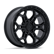 Fuel 1PC FC896 HEATHEN 20x9 Matte Black 6x135 20mm