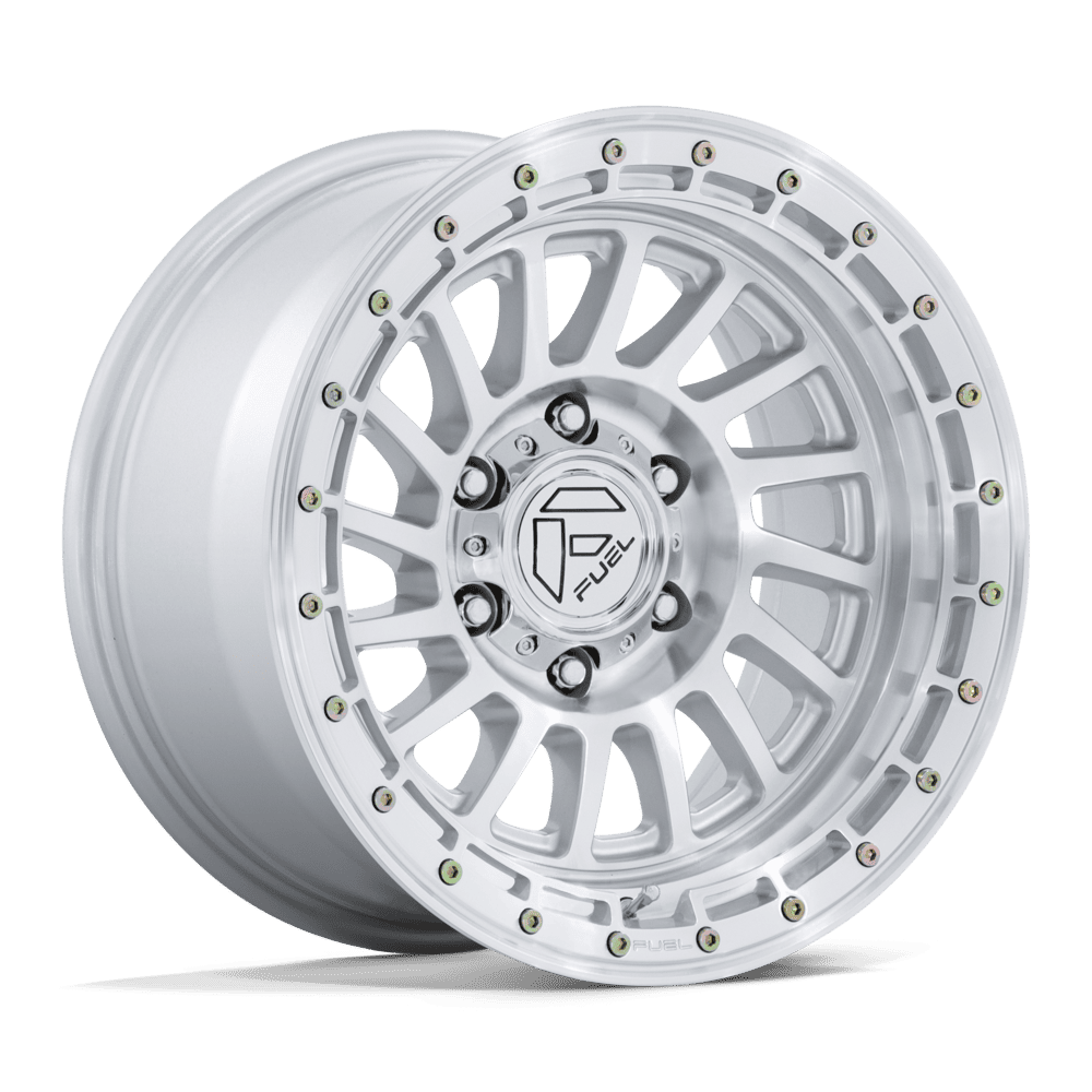 Fuel 1PC FC897 HAVOC 18x9 Gloss Silver W/ Machined Face 6x135 1mm