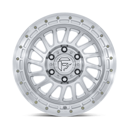 Fuel 1PC FC897 HAVOC 17x9 Gloss Silver W/ Machined Face 6x135 -12mm