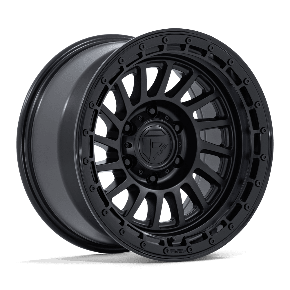Fuel 1PC FC897 HAVOC 17x9 Matte Black W/ Gloss Black Lip 6x135 -12mm