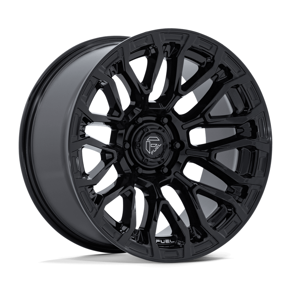 Fuel 1PC FC899 CHISEL 20x9 Gloss Black 6x135 20mm