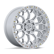 Fuel 1PC FC901 TALON 17x9 Gloss Silver W/ Machined Face 6x135 1mm