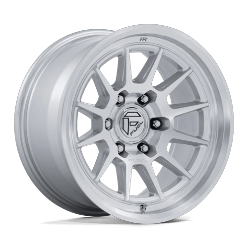 Fuel 1PC FC902 SPUR 17x9 Gloss Silver W/ Machined Face 6x135 1mm