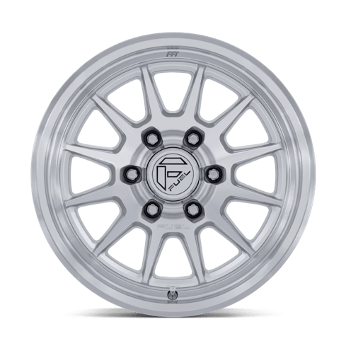 Fuel 1PC FC902 SPUR 17x9 Gloss Silver W/ Machined Face 6x135 -12mm