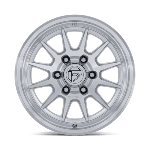 Fuel 1PC FC902 SPUR 17x8.5 Gloss Silver W/ Machined Face 6x135 25mm