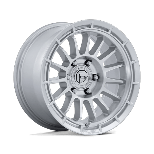 Fuel 1PC FC905 ASCEND 17x9 Gloss Silver W/ Machined Face 6x135 1mm