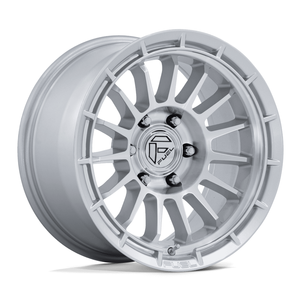 Fuel 1PC FC905 ASCEND 17x9 Gloss Silver W/ Machined Face 6x135 1mm