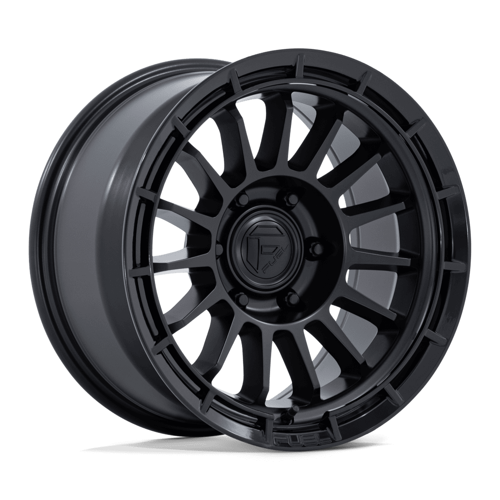 Fuel 1PC FC905 ASCEND 17x8.5 Matte Black W/ Gloss Black Lip 6x135 25mm