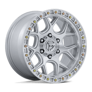 Fuel 1PC FC908 PUMA 17x9 Gloss Silver W/ Machined Face 6x135 1mm