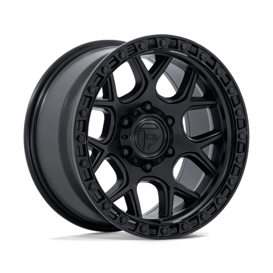 Fuel 1PC FC908 PUMA 17x9 Matte Black W/ Gloss Black Lip 6x135 -12mm