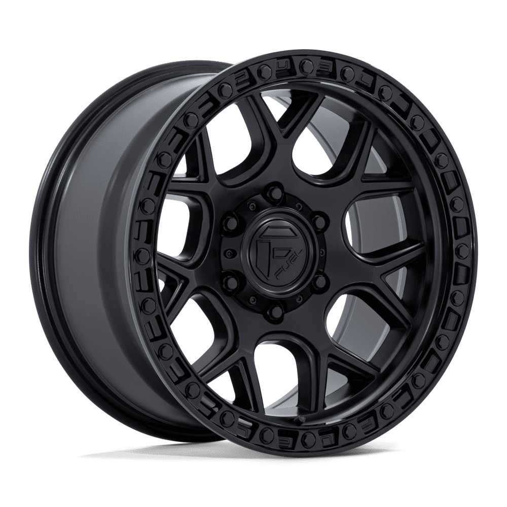 Fuel 1PC FC908 PUMA 17x9 Matte Black W/ Gloss Black Lip 6x135 -12mm