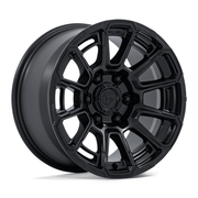 Fuel 1PC FC910 FOXHOUND 17x9 Blackout 6x135 1mm