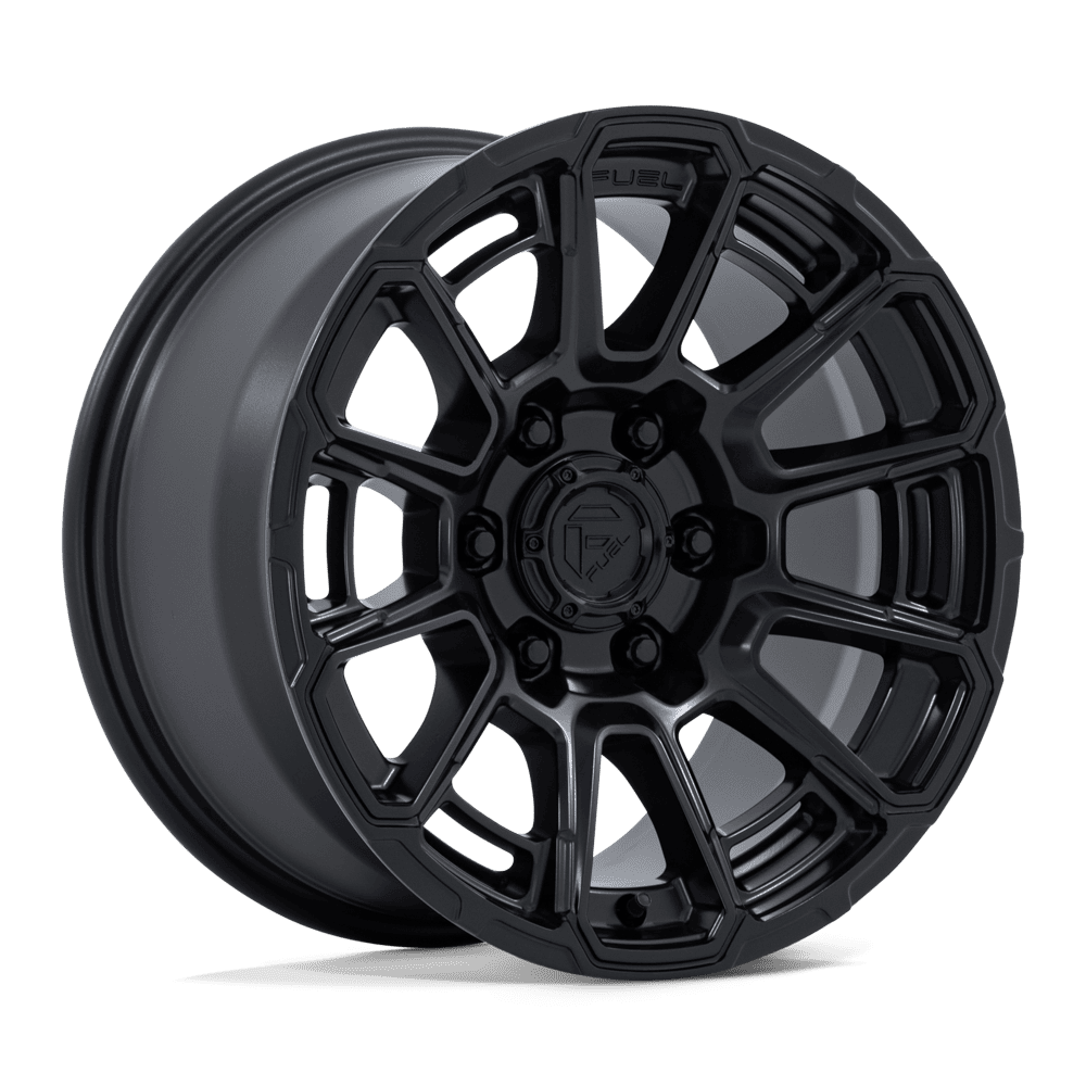 Fuel 1PC FC910 FOXHOUND 17x9 Blackout 6x135 1mm