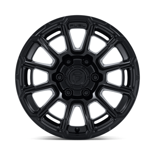Fuel 1PC FC910 FOXHOUND 17x9 Blackout 6x135 1mm