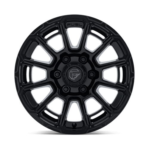 Fuel 1PC FC910 FOXHOUND 17x9 Gloss Black 6x135 1mm
