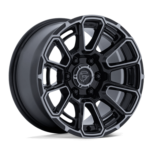 Fuel 1PC FC910 FOXHOUND 17x9 Gloss Black Dark Tinted Clear 6x135 1mm