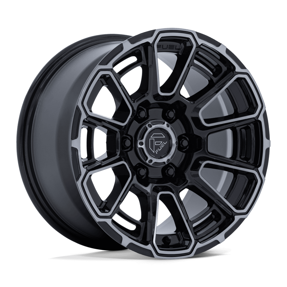 Fuel 1PC FC910 FOXHOUND 17x9 Gloss Black Dark Tinted Clear 6x135 1mm