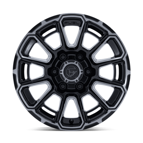 Fuel 1PC FC910 FOXHOUND 17x9 Gloss Black Dark Tinted Clear 6x135 1mm