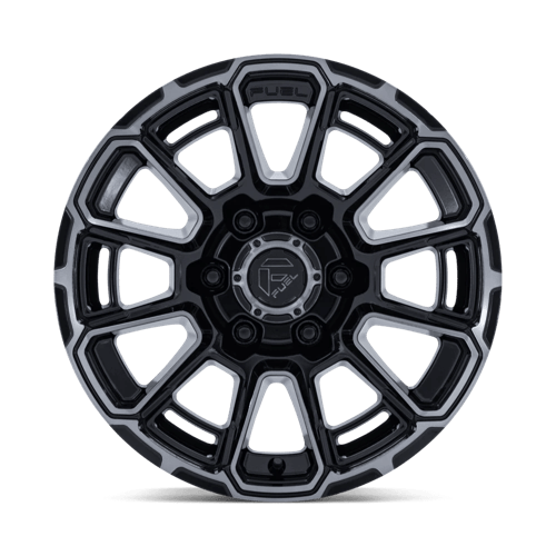 Fuel 1PC FC910 FOXHOUND 17x9 Gloss Black Dark Tinted Clear 6x135 1mm