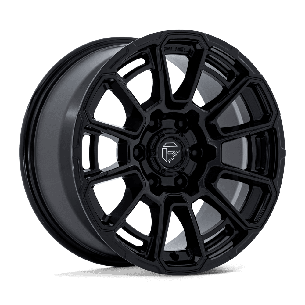 Fuel 1PC FC910 FOXHOUND 18x9 Gloss Black 6x135 1mm