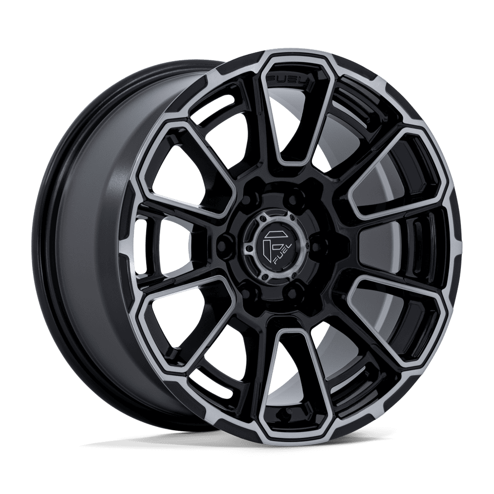 Fuel 1PC FC910 FOXHOUND 18x9 Gloss Black Dark Tinted Clear 6x135 20mm