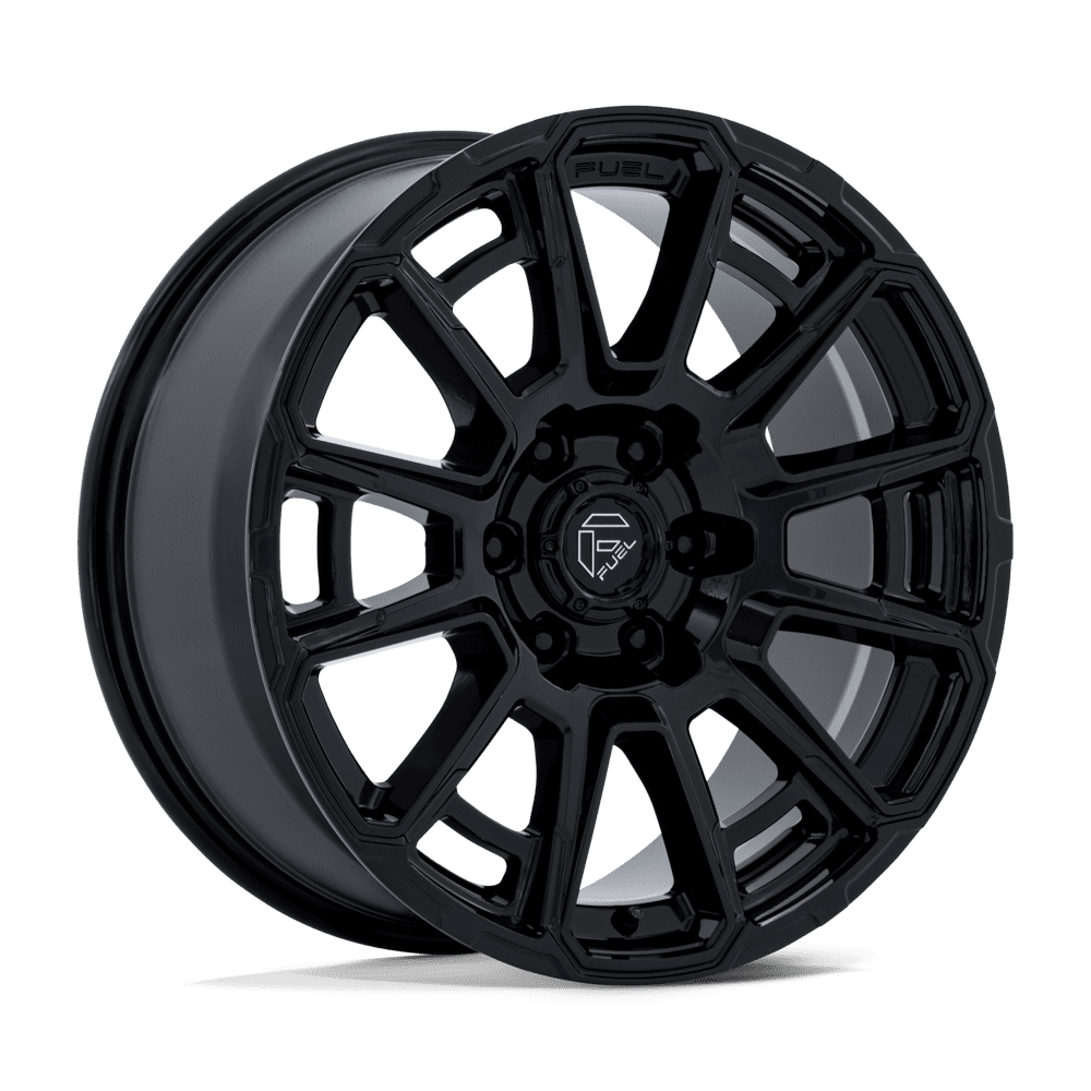 Fuel 1PC FC910 FOXHOUND 20x9 Gloss Black 6x135 20mm