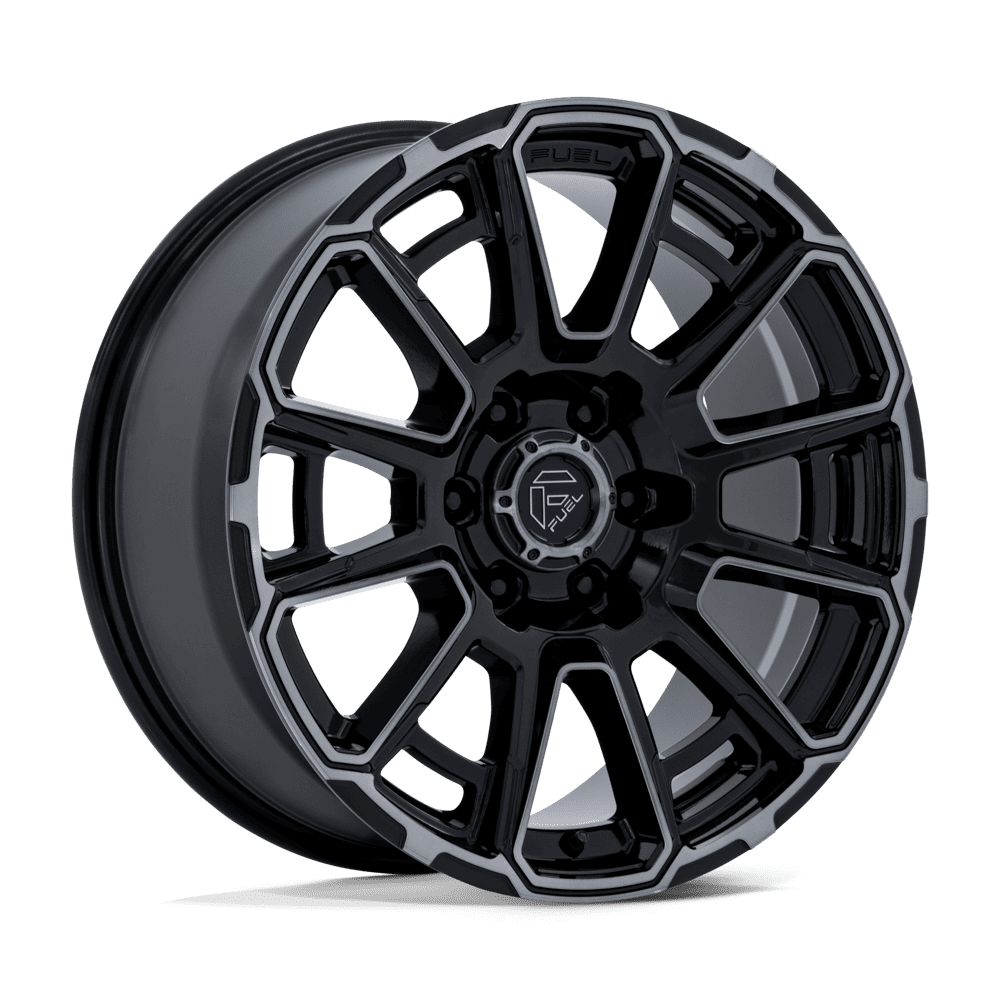 Fuel 1PC FC910 FOXHOUND 20x9 Gloss Black Dark Tinted Clear 6x135 20mm