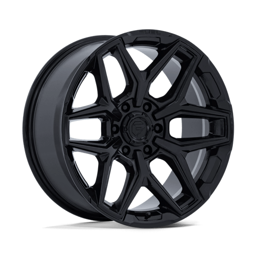 Fuel 1PC FLUX 20x9 Gloss Black 6x135 20mm