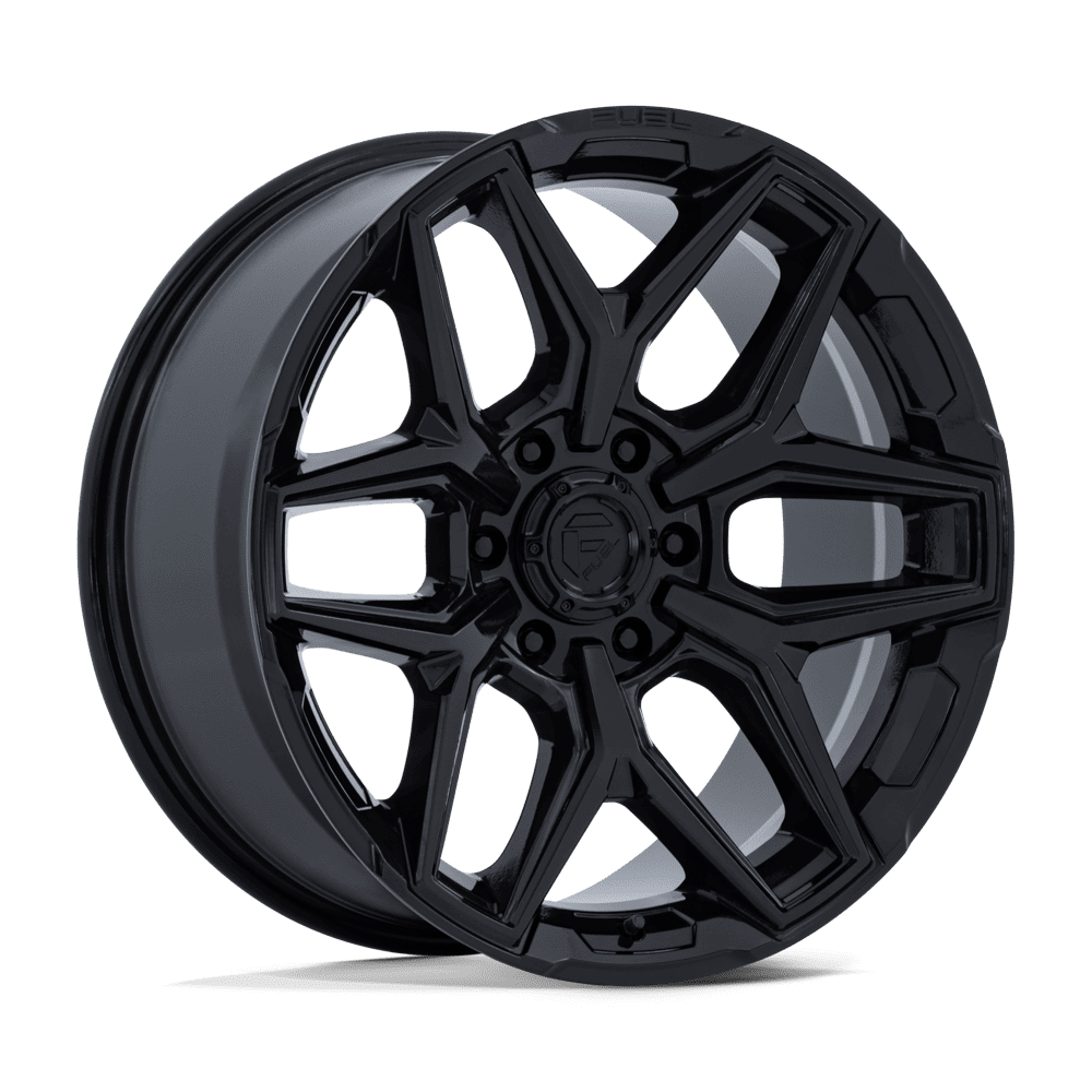 Fuel 1PC FLUX 20x9 Gloss Black 6x135 20mm