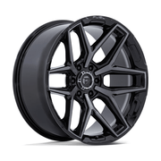 Fuel 1PC FLUX 17x9 Gloss Black Brush Fc Gray Dddt 6x135 1mm