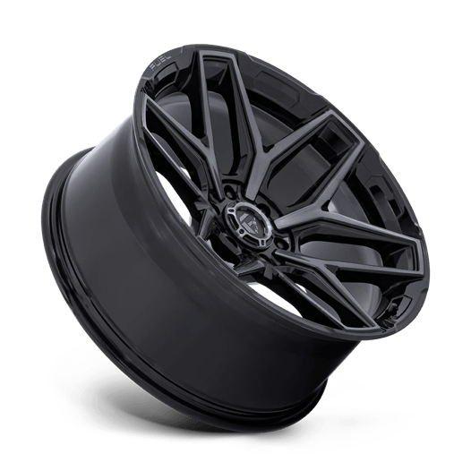 Fuel 1PC FLUX 22x9.5 Gloss Black Brush Fc Gray Dddt 6x135 20mm