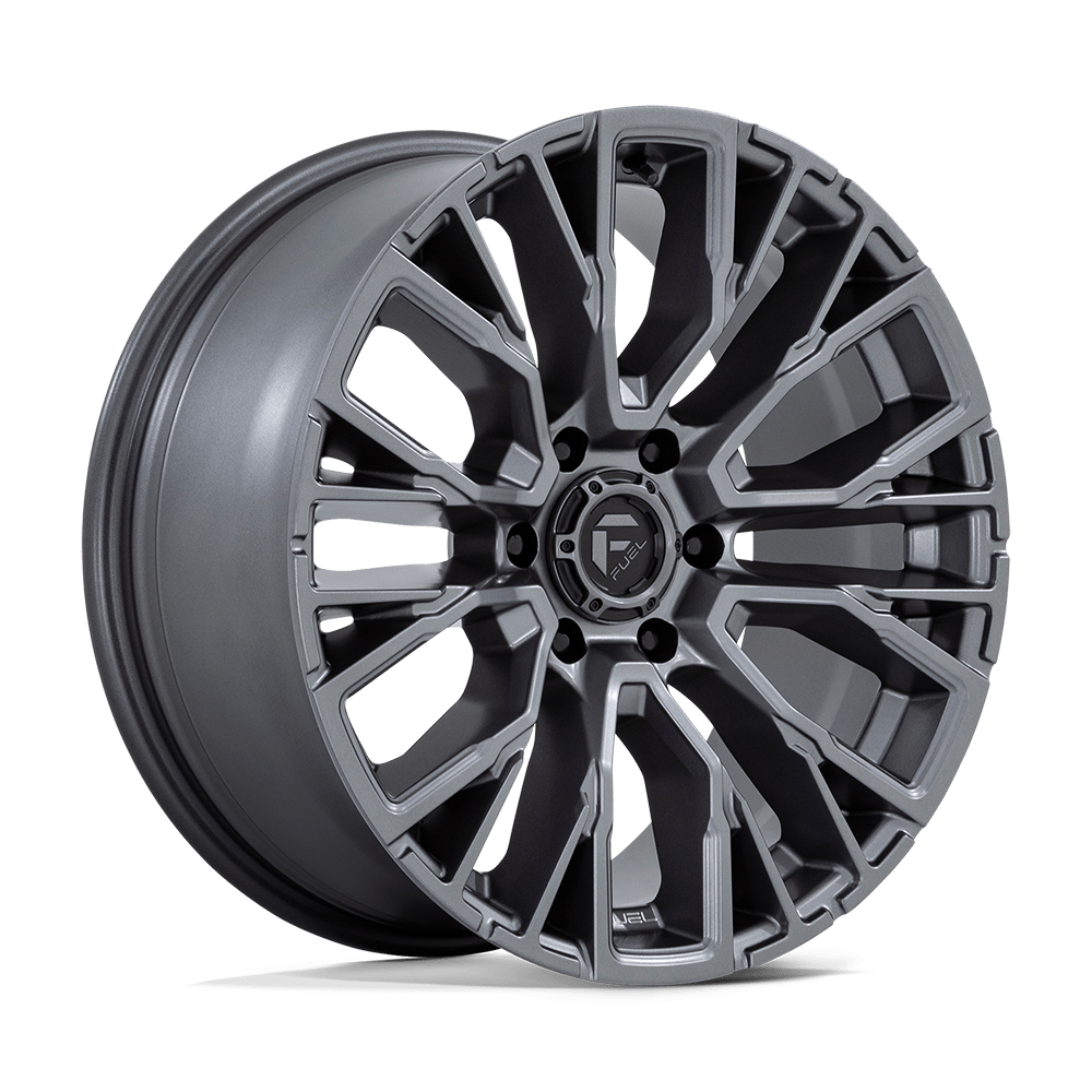 Fuel 1PC D848 REBAR 20x9 Matte Gunmetal 6x135 20mm