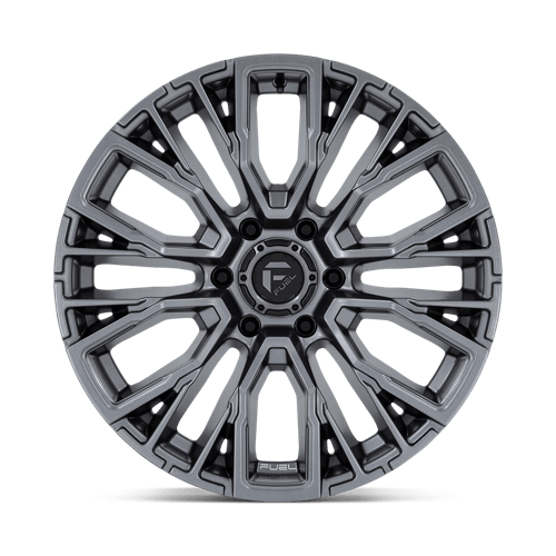 Fuel 1PC D848 REBAR 20x9 Matte Gunmetal 6x135 20mm