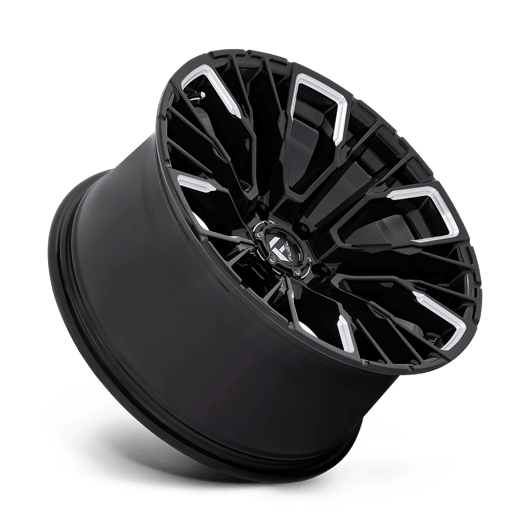 Fuel 1PC D849 REBAR 17x9 Gloss Black Milled 6x135 -12mm