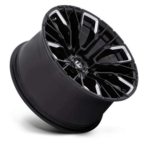Fuel 1PC D849 REBAR 17x9 Gloss Black Milled 6x135 1mm