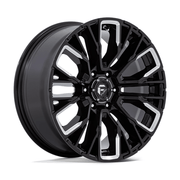 Fuel 1PC D849 REBAR 20x9 Gloss Black Milled 6x135 20mm