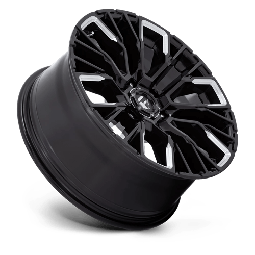 Fuel 1PC D849 REBAR 20x9 Gloss Black Milled 6x135 20mm