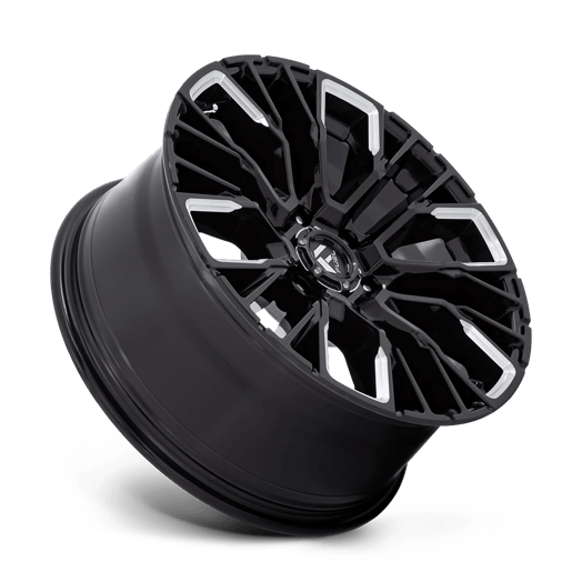 Fuel 1PC D849 REBAR 20x9 Gloss Black Milled 6x135 20mm