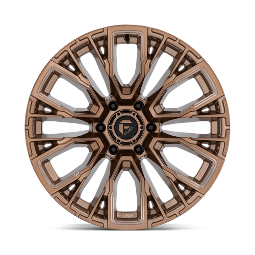 Fuel 1PC D850 REBAR 17x9 Platinum Bronze Milled 6x135 -12mm